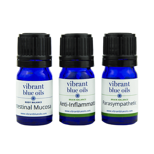 Набор эфирных масел для восстановления кишечника Vibrant Blue Oils Gut Repair Kit